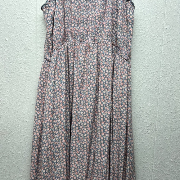 Sim & Sam Womens Babydoll Dress Medium Maxi Floral Cottagecore Fairy Romantic - Picture 9 of 16